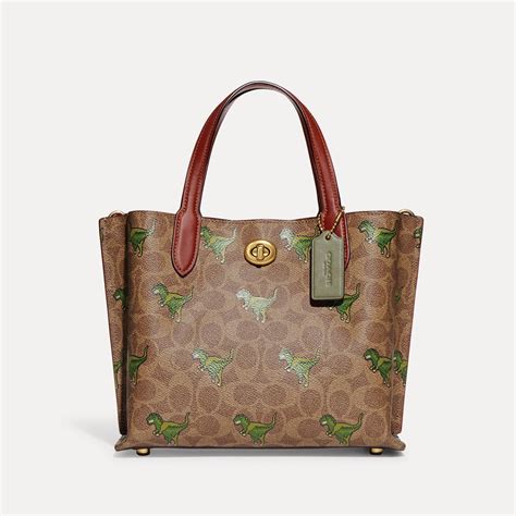 coach willow tote 24 in